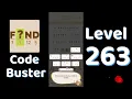 Code Busters Level 263 Walkthrough All Puzzle Solutions Solutionguruji