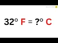 What is 32 degrees Fahrenheit in Celsius - QnA Explained