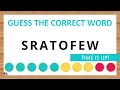 Guess the Correct Word Unscramble in Record Time 8 Letters Agent Quiz
