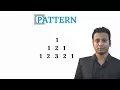 C programming Bangla Tutorial 5 166 Pattern part-22 Palindrome Number Pyramid