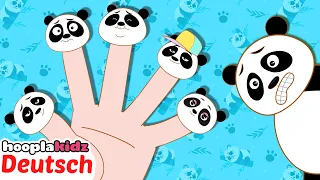 Panda-Finger-Familie 🐼 | Weitere Kinderreime und Kinderlieder | HooplaKidz Deutsch