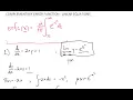 Using the Complementary Error Function to Solve Linear Equations - Differential Equations