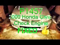 how to fix P1457 Trouble Code 1996 to 2000 Honda Civic Evap Vent Canister Replacement