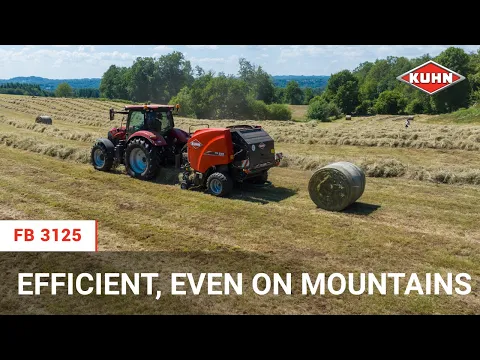 Outstanding baling performance in mountainous terrain - FB 3125 - KUHN