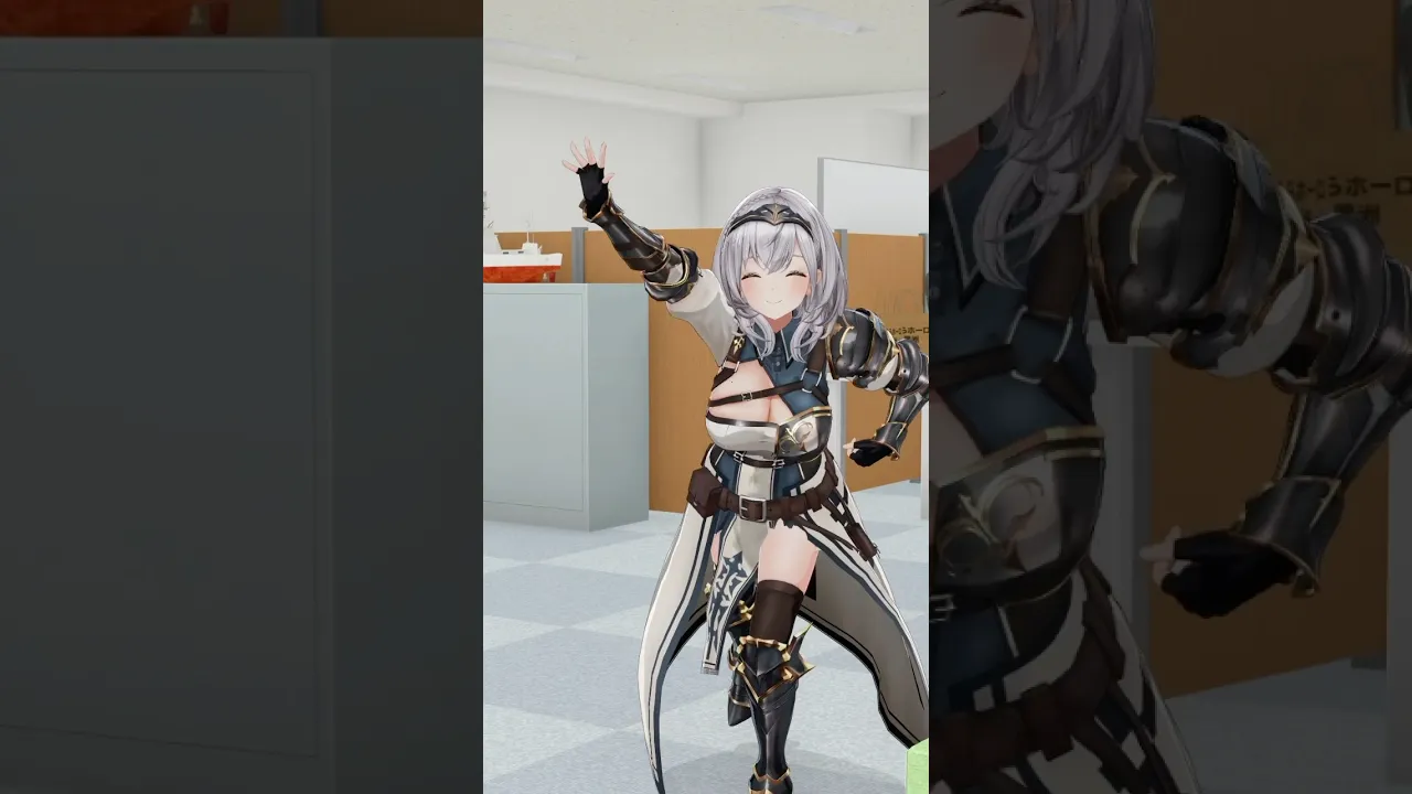 【#おしゃれ番長】だんちょーがおしゃれ番長踊ってみた?✨【白銀ノエル】#shorts