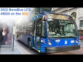 MTA NYCB 2022 Nova Bus LFS 8820 on the Q32 at 5th Av and West 42nd St