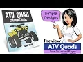 ATV Quad bike racing off road vehicles coloring book REVIEW FREE download pages sheets 2019