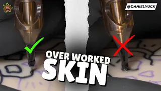 علامات إرهاق الجلد الوشم للمبتدئين 