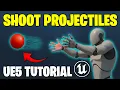 How To Shoot Projectiles in Unreal Engine 5 - Easy Beginner Tutorial