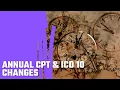 Annual CPT ICD 10 Changes