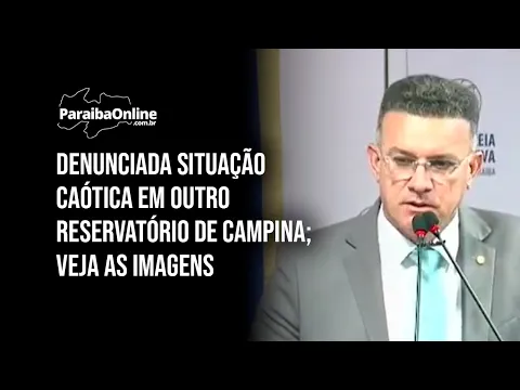 Denunciada situação caótica em outro reservatório de Campina; veja as imagens