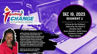 12-19-23 - Segment 2 Guest Speakers Amber Green Bryan Sanders and Constance Crockett
