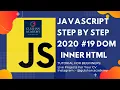 19 - JavaScript DOM InnerHTML Tutorial for Beginners Javascript gulshan academy