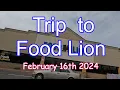Trip to Food Lion February 16th 2024 cornbread turning himself in for shoplifting