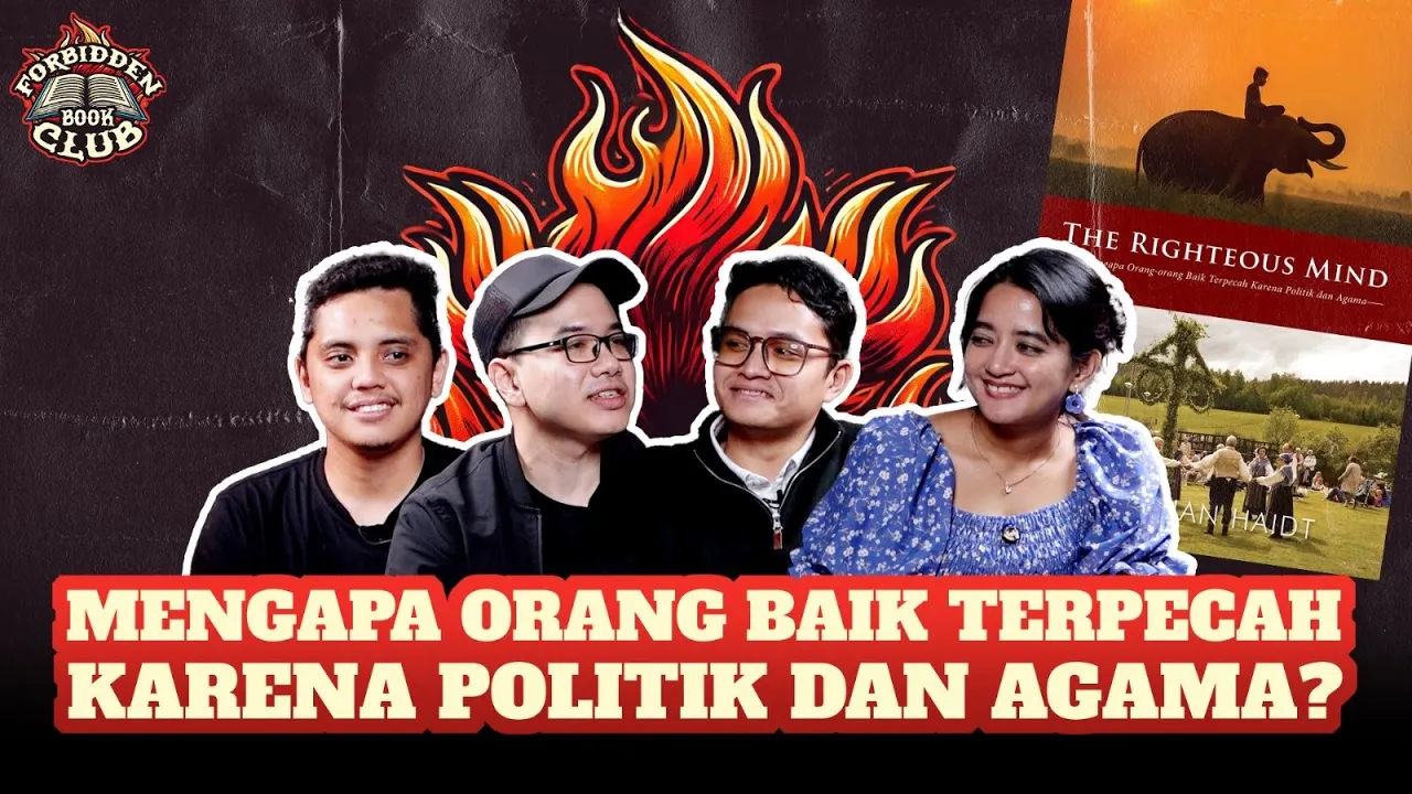 The Righteous Mind oleh Jonathan Haidt | Forbidden Book Club