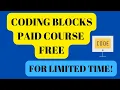 Coding Blocks Paid Course For Free Coding Blocks Premium Course For Free Limited Time