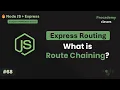 Route Chaining in Express JS Explained Chain Multiple Routes with app route Part