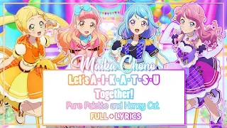 Download [ROMAJI LYRICS] Aikatsu friends - Let's A · I · K · A · T · S · U Together - Pure Palette, Honey Cat MP3