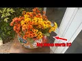 12PCS Artificial Mums Realistic Outdoor Fall Decor Review