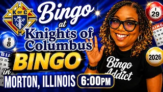 26 Bingo at KOC in Morton IL