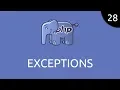 PHP - exceptions