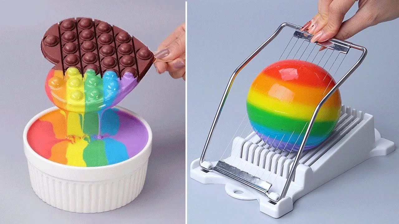 Fantastic Rainbow Cake Decorating Ideas | So Yummy Chocolate Dessert Recipe | Yummy Cake