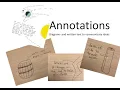 What is an Annotated Drawing