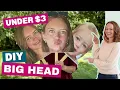 UNDER 3 DIY Big Head Cut Out Signs - Great for Graduation Sporting Events Etc