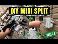 DIY Della mini split Install and Testing to easy Diy Homestead Minisplit to replace hvac