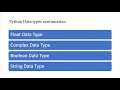 Complete Python - Day 6 Float Complex Boolean and String Data Types Notes in Description