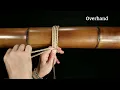 Shibari Handcuff Tutorial Overhand Single Column Tie Beginner Friendly