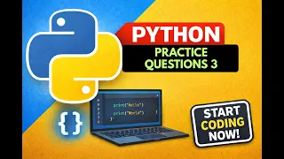 Python Practice Questions 3 Maximum of 3 Numbers Calculator Program Python Full Course