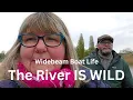 Download Lagu #168 - The River IS WILD! Widebeam Boat Life