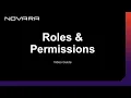 Roles and Permissions Novara EHS Software