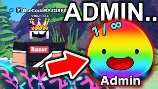 FIRST EVER ADMIN ABUSE SLIMES in Roblox Slime RNG
