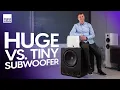 Huge vs Tiny Subwoofer Why You Need A Subwoofer for Home Theater Music