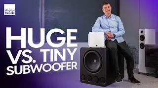 Download Huge vs. Tiny Subwoofer | Why You Need A Subwoofer for Home Theater, Music MP3