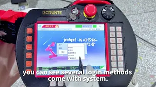3 2 - BORUNTE Robot Introduction to user login