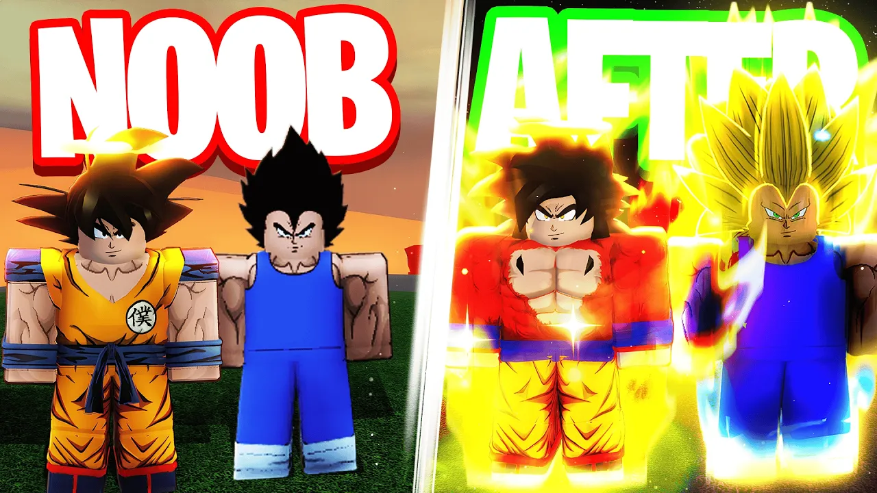 Going From Noob To Pro AS GOKU & VEGETA DUO In Roblox Dragon Soul (Duo Progression)