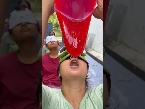 Ultimate Red Slime Pouring Challenge!