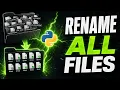 Rename All Files in a Folder in 10 Lines of Python CrackInterviewA Crack the Coding Interview