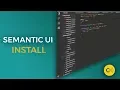 Semantic UI install