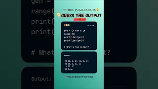 Day 10 of 21 Python Puzzle Challenge