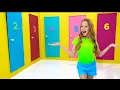 Lagu Nastya dan Ayah memainkan tantangan pintu berwarna-warni