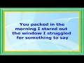 Just When I Needed You Most (Lyrics Video) - Randy Van Warmer