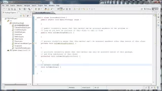 Java Programming 11 - Access Modifiers