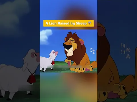 A Lion Raised by Sheep… #shorts #animal #story