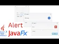 JavaFX Tutorial - How to Use Alert Messages Information Error Alerts