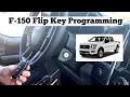 How To Program A Ford F-150 Flip Key Remote Fob 2015 - 2021 DIY Tutorial F150