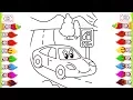 Best VEHICLES Coloring Pages for Kids with Nursery Rhymes Kids School